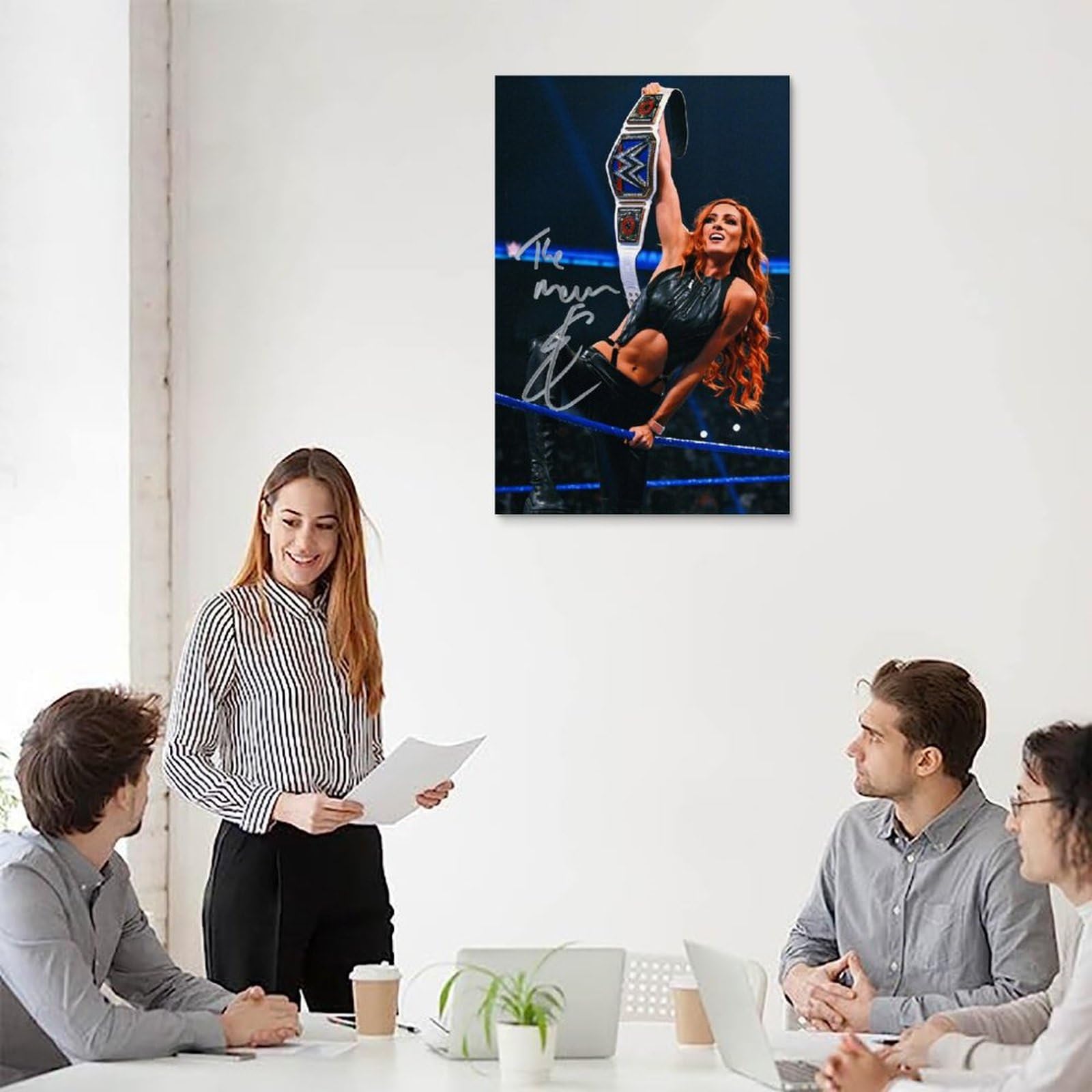 Amazon.com: CCYJHBPF Becky Lynch Autographed by Legendary Wrestler